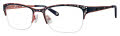 Liz Claiborne L 645 Semi Matte Navy (0E8W) Eyeglasses - Color Image