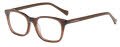 Lucky Brand Kids D818 - Children's Dark Brown Horn Eyeglasses - Color Image