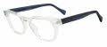 Lucky Brand VLBD324 Clear Crystal Stripes (0CRY) Eyeglasses - Color Image