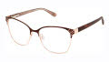 Lulu Guinness L253 Brown (BRN) Eyeglasses - Color Image
