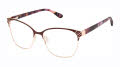 Lulu Guinness L253 Eggplant (EGG) Eyeglasses - Color Image