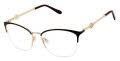 Lulu Guinness L255 Black (BLK) Eyeglasses - Color Image