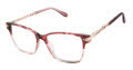Lulu Guinness L956 Burgundy (BUR) Eyeglasses - Color Image
