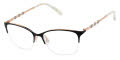 Lulu Guinness L957 Black (BLK) Eyeglasses - Color Image