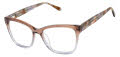 Lulu Guinness L958 Brown/Lilac (BRN) Eyeglasses - Color Image