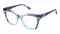Lulu Guinness L963 Blue (BLU) Eyeglasses - Color Image