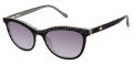 Lulu Guinness L193 Black / White (BLK) Sunglasses - Color Image