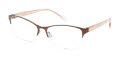 Lulu Guinness L220 Brown (BRN) Eyeglasses - Color Image