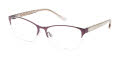 Lulu Guinness L220 Eggplant (EGG) Eyeglasses - Color Image
