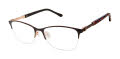 Lulu Guinness L794 Black / Rose Gold (BLK) Eyeglasses - Color Image