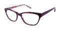 Lulu Guinness L213 Purple Tortoise (PUR) Eyeglasses - Color Image