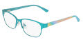 Marchon M-7508 Semi Matte Teal Eyeglasses - Color Image