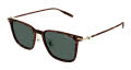 Mont Blanc MB0354S Havana/ Green Lens (002) Sunglasses - Color Image