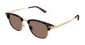 Mont Blanc MB0364S Brown-Gold / Brown Lens (004) Sunglasses - Color Image