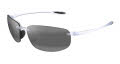 Maui Jim Hookipa Shiny Crystal / Neutral Grey (407-05) Sunglasses - Color Image