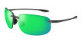 Maui Jim Hookipa Xlarge Translucent Matte Grey / MAUIGreen (GM456-14) Sunglasses - Color Image