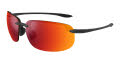 Maui Jim Hookipa Xlarge Matte Black / Hawaii Lava (RM456-02A) Sunglasses - Color Image