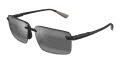 Maui Jim Laulima Matte Black with Neutral Grey Lens Maui Pure BI Gradient (626-02) Sunglasses - Color Image