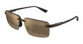 Maui Jim Laulima Shiny Dark Havana with HCL Bronze Lens Maui Pure Maui Gradient (HS626-10A) Sunglasses - Color Image