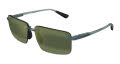 Maui Jim Laulima Shiny Trans Foliage Green with Maui HT Lens Maui Pure BI Gradient (HT626-15) Sunglasses - Color Image