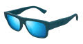 Maui Jim Kokua Matte Petrol Blue with Blue Hawaii Lens Maui Pure Full Mirror (B638-03) Sunglasses - Color Image
