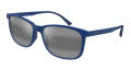 Maui Jim Hulili Matte Blue with Neutral Grey Lens Glass BI Gradient  (672-03) Sunglasses - Color Image