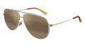 Maui Jim Hauoli XL Shiny Lt Gold w/Orange&Yellow/HCL Bronze (H674-16B) Sunglasses - Color Image