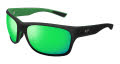 Maui Jim Ano Nui Matte Black w/Green Interior/MAUIGreen (GM681-02A) Sunglasses - Color Image