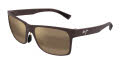 Maui Jim Hoopili Metal Matte Brown / HCL Bronze (H683-01) Sunglasses - Color Image