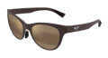 Maui Jim Hulahe Metal Matte Brown with HCL Bronze Lens Glass BI Gradient  (H685-01) Sunglasses - Color Image