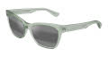 Maui Jim Hiwahiwa Shiny Transparent Sage Green/Neutral Grey (689-15) Sunglasses - Color Image