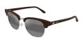 Maui Jim Holomua Shiny Solid Brown/Neutral Grey (695-01) Sunglasses - Color Image