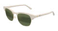 Maui Jim Holomua Shiny Solid Ivory/Maui HT (HT695-05) Sunglasses - Color Image