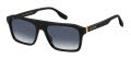 Marc Jacobs Marc 789-S Black / Blue Grad (1100B2) Sunglasses - Color Image