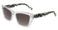 DKNY DK554S CRYSTAL CLEAR (000) Sunglasses - Color Image
