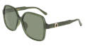 Salvatore Ferragamo SF2069SELB Transparent Green (317) Sunglasses - Color Image
