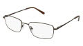 Marchon M-2015 Dark Brown (201) Eyeglasses - Color Image