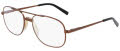 Marchon M-9010 Shiny Brown (206) Eyeglasses - Color Image