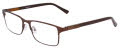 Marchon M-2023 Matte Brown (202) Eyeglasses - Color Image