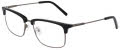 Marchon M-2028 Black / Matte Gun (001) Eyeglasses - Color Image