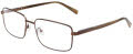 Marchon M-2029 Matte Brown (201) Eyeglasses - Color Image