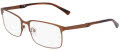 Marchon M-2036 Matte Brown (201) Eyeglasses - Color Image
