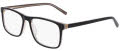 Marchon M-3030 Black / Grey/ Crystal Laminate (004) Eyeglasses - Color Image