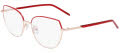 Marchon M-4030 Rose Gold / Red (772) Eyeglasses - Color Image