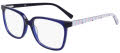Marchon M-5022 Crystal Blue/ Blue Mosaic (433) Eyeglasses - Color Image