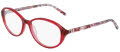 Marchon M-5024 N Crystal Red / Red Marble (625) Eyeglasses - Color Image
