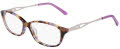 Marchon M-5027 Shiny Purple Tortoise (518) Eyeglasses - Color Image