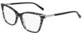 Marchon M-5040 Graphic Black Crystal (004) Eyeglasses - Color Image