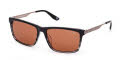 BMW BW0062-H Grey/Striped / Shiny Dark Bronze (20J) Sunglasses - Color Image