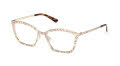Emilio Pucci EP5276 Shiny Pale Gold (032) Eyeglasses - Color Image